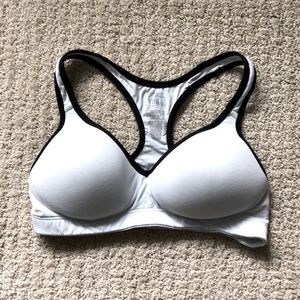 Victoria’s Secret PINK White Push-up Sports Bra